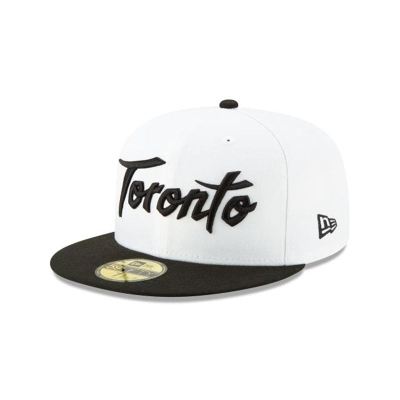 Toronto Raptors Gorra | New Era 2019 NBA Authentics City Series Holiday Pack 59fifty Fitted Cap Mexico - Blancos